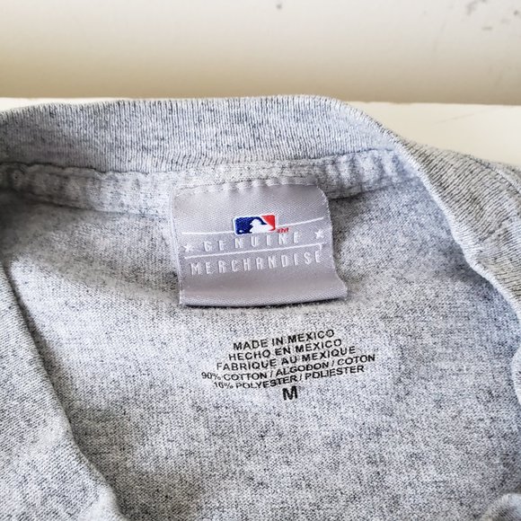 Cleveland Indians Tank Top Shirt Mens Medium Gray MLB Chief Wahoo 2008 *Short* - Picture 7 of 9